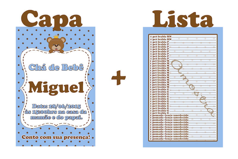 lista de chá de bebê por estação do ano