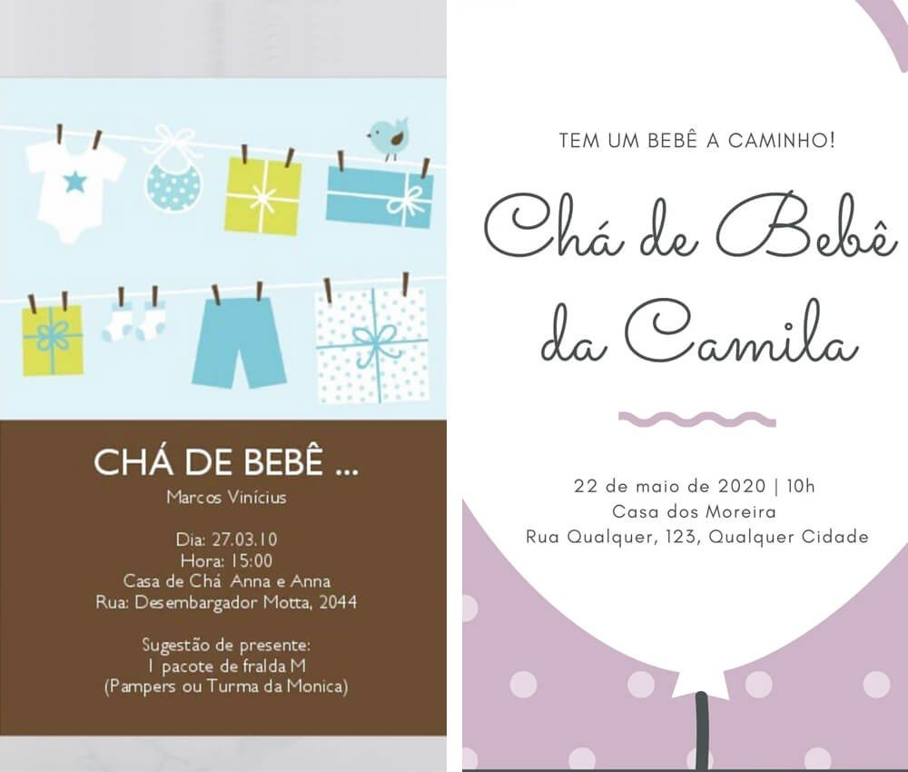 presentes para chá de bebê