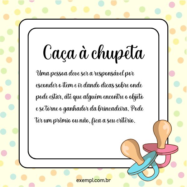 chá de bebê Huggies