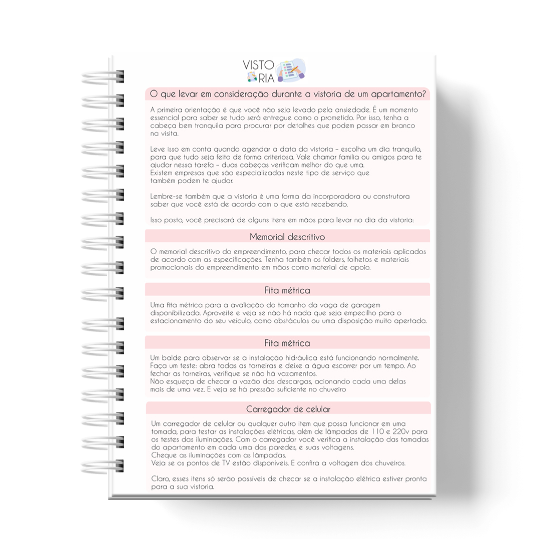 lista de enxoval em PDF