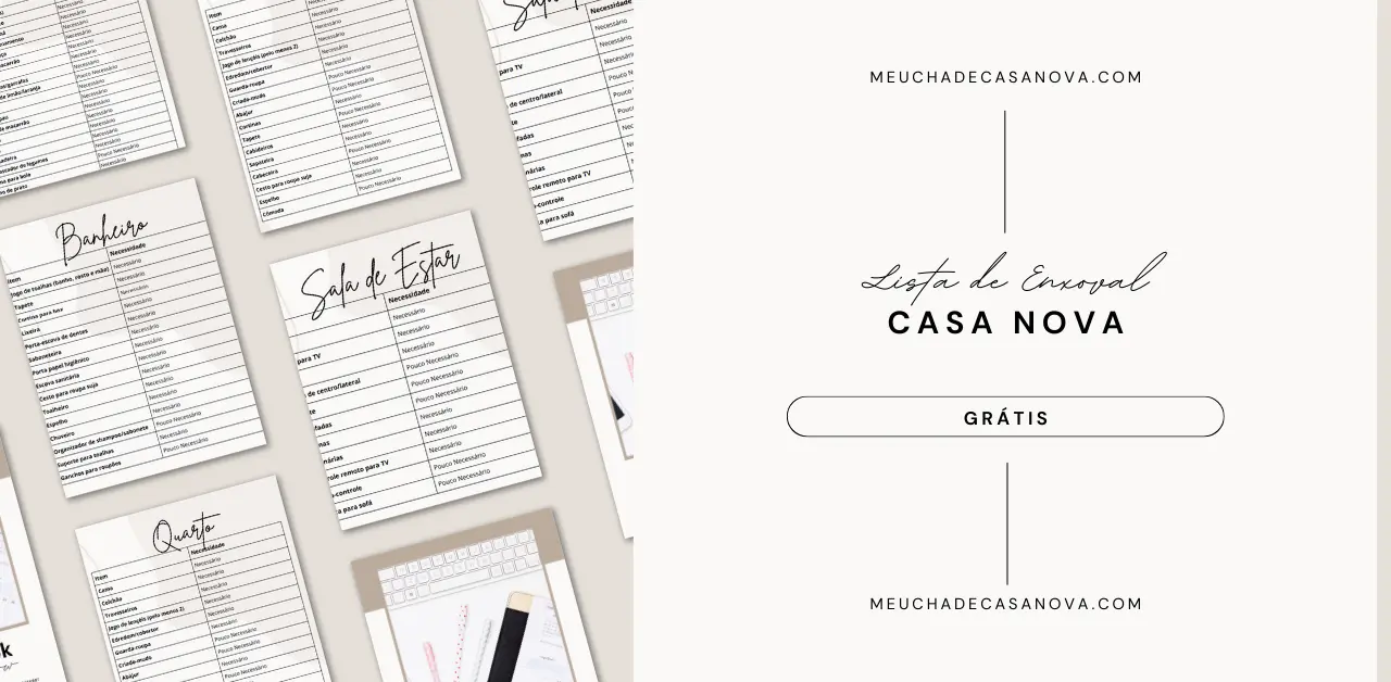 checklist enxoval de casamento