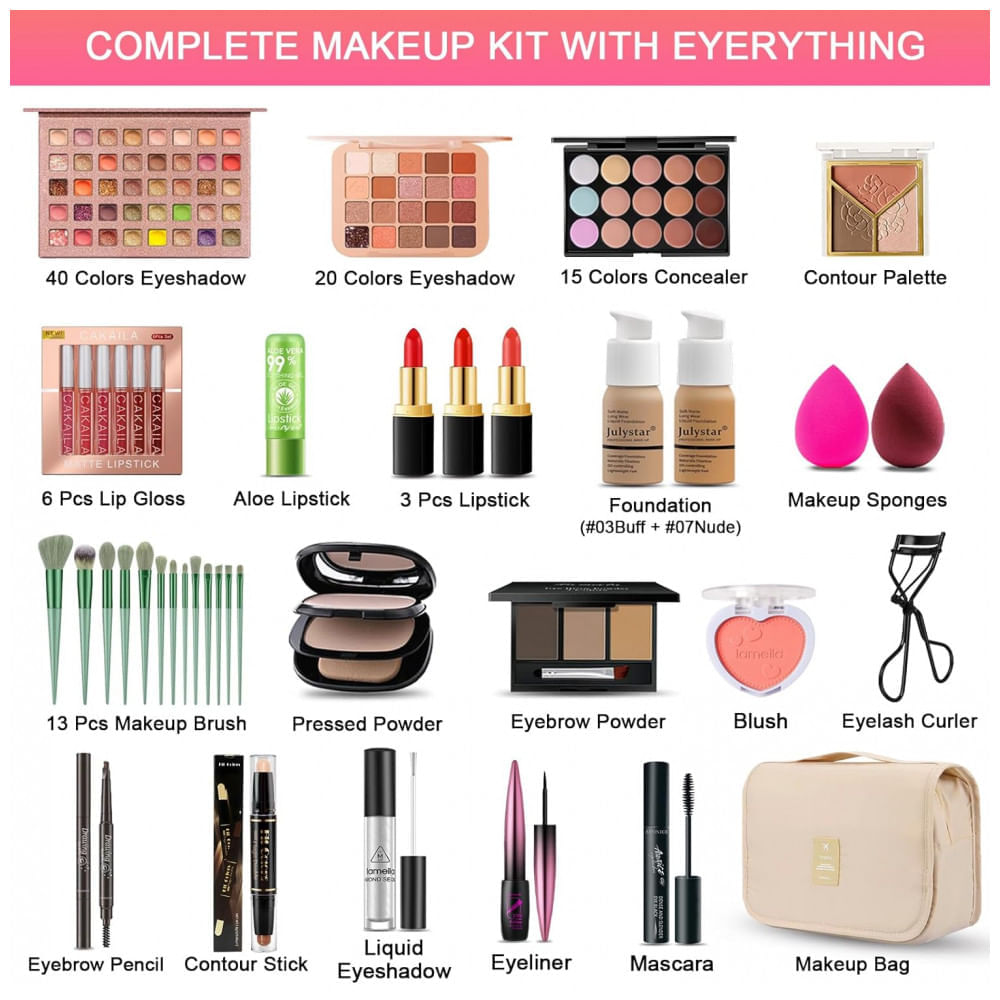 kit maquiagem completo iniciante