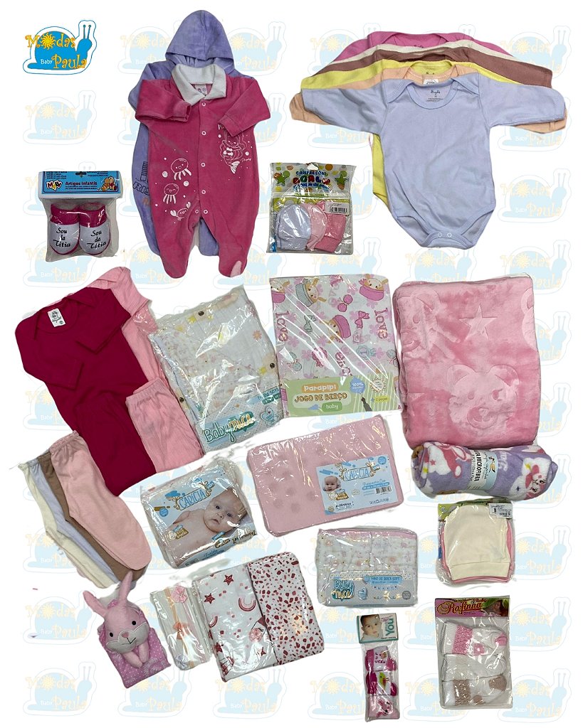 enxoval bebê essencial 3 meses