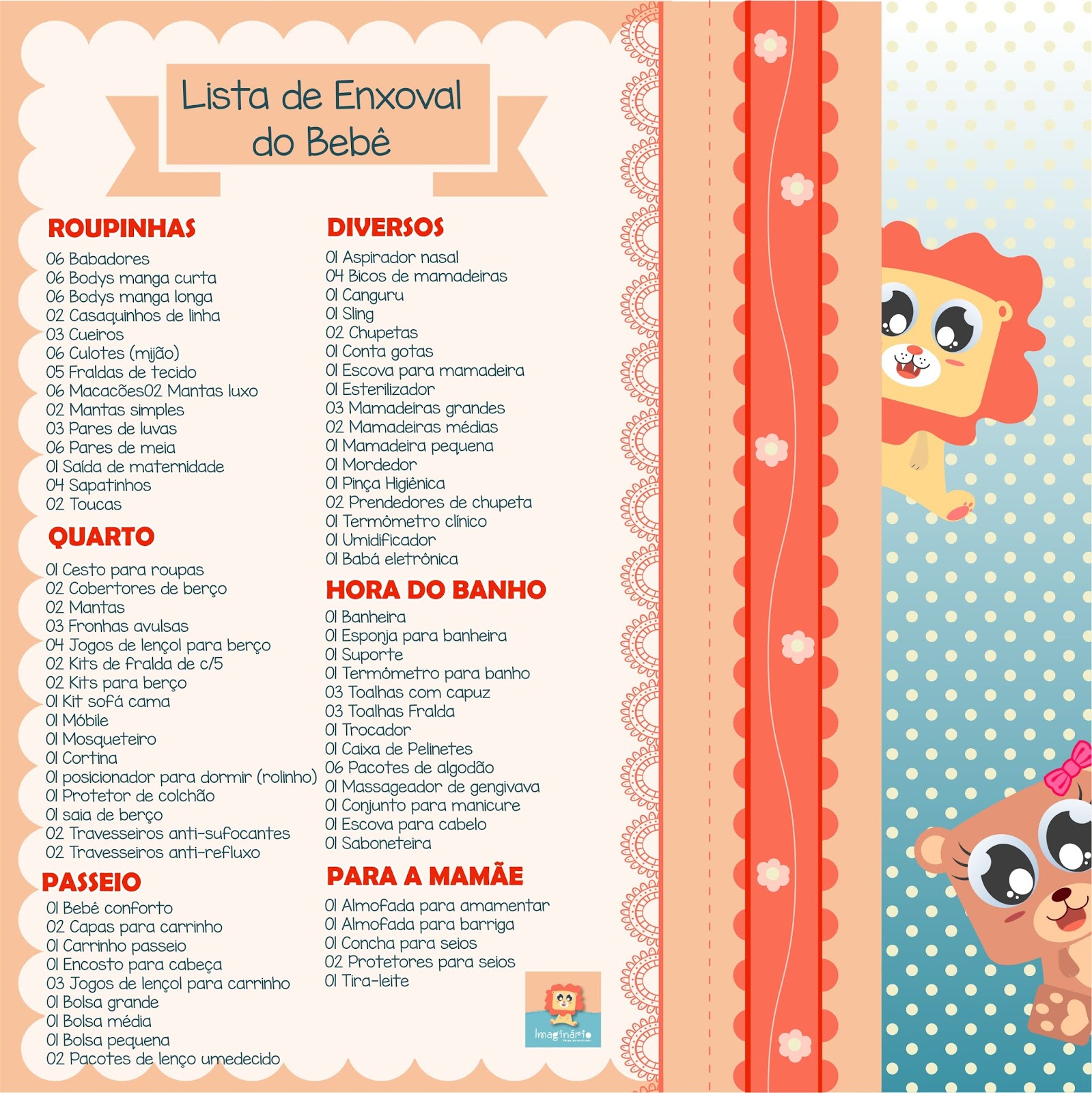 enxoval de bebê sem excessos