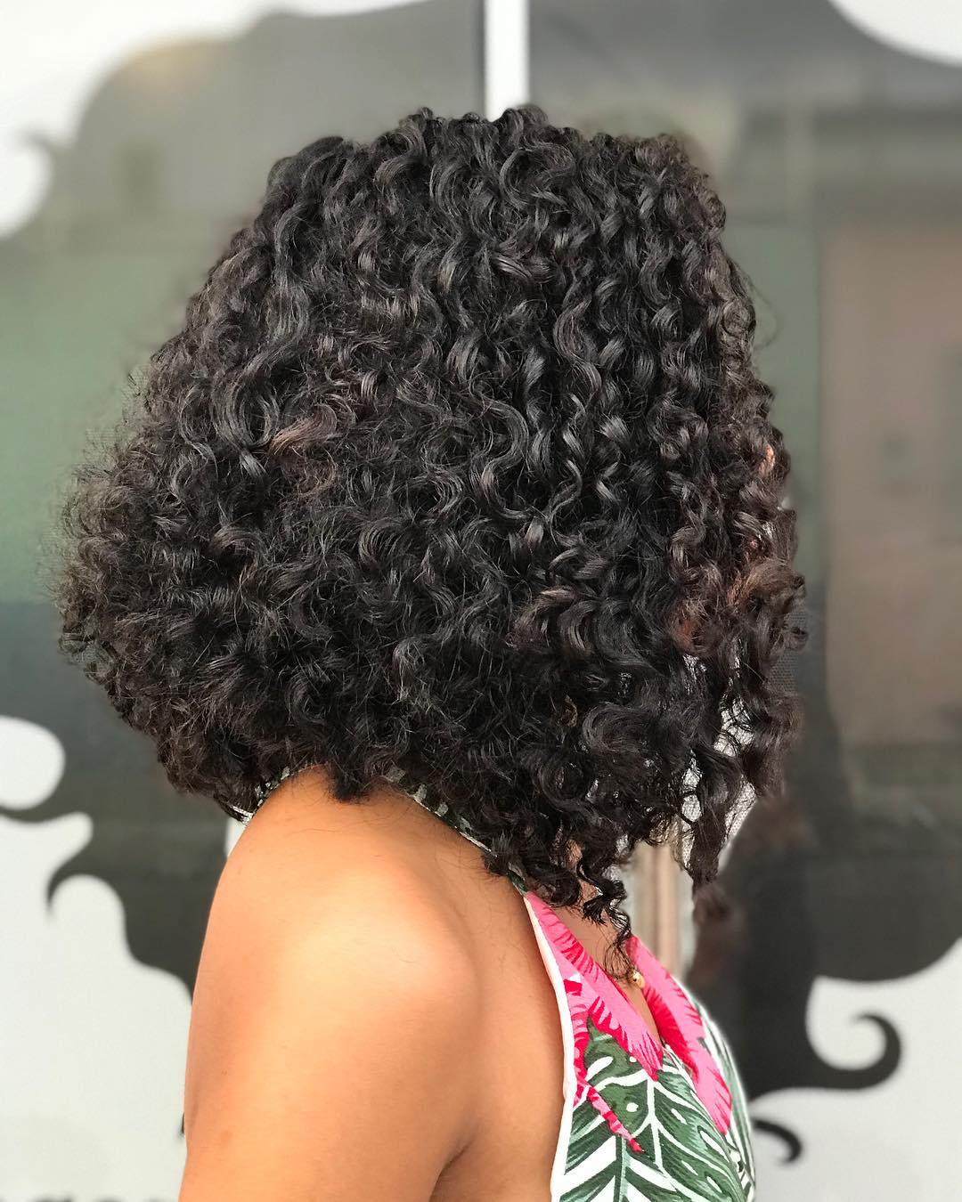 como estilizar long bob cacheado