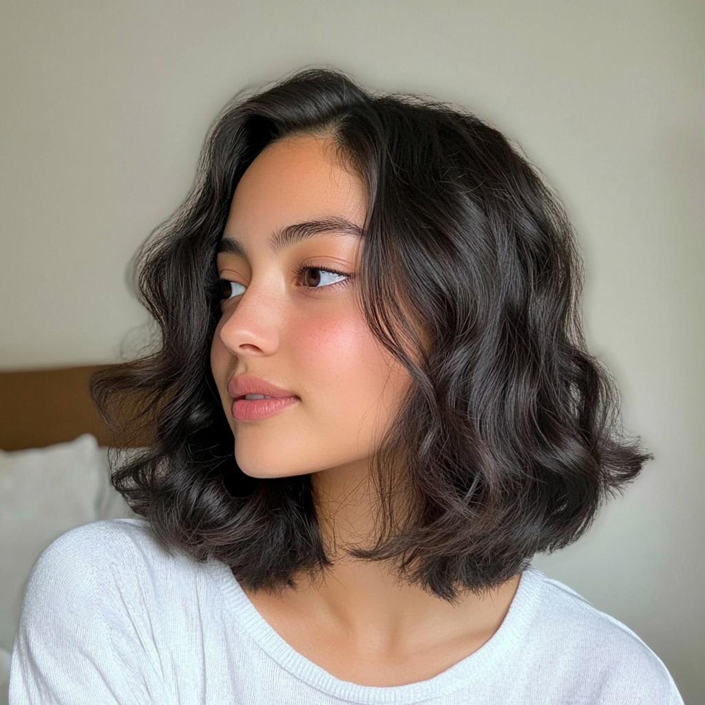 long bob repicado