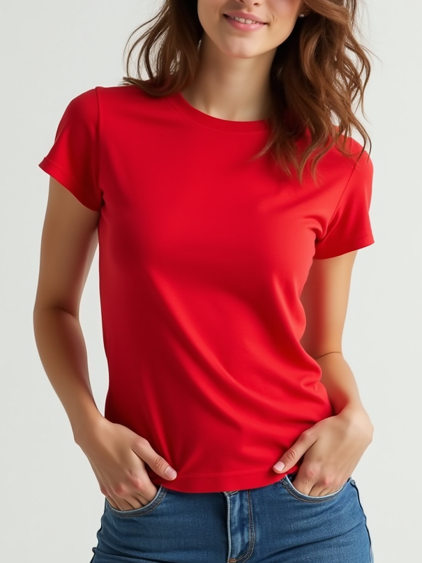 camisa vermelha com calça preta