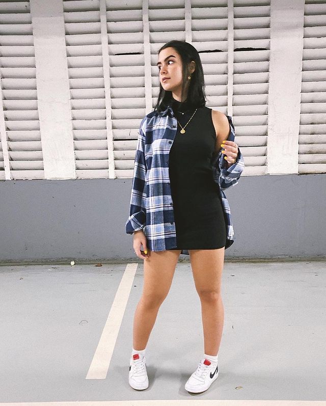 camisa xadrez feminina moda 2026