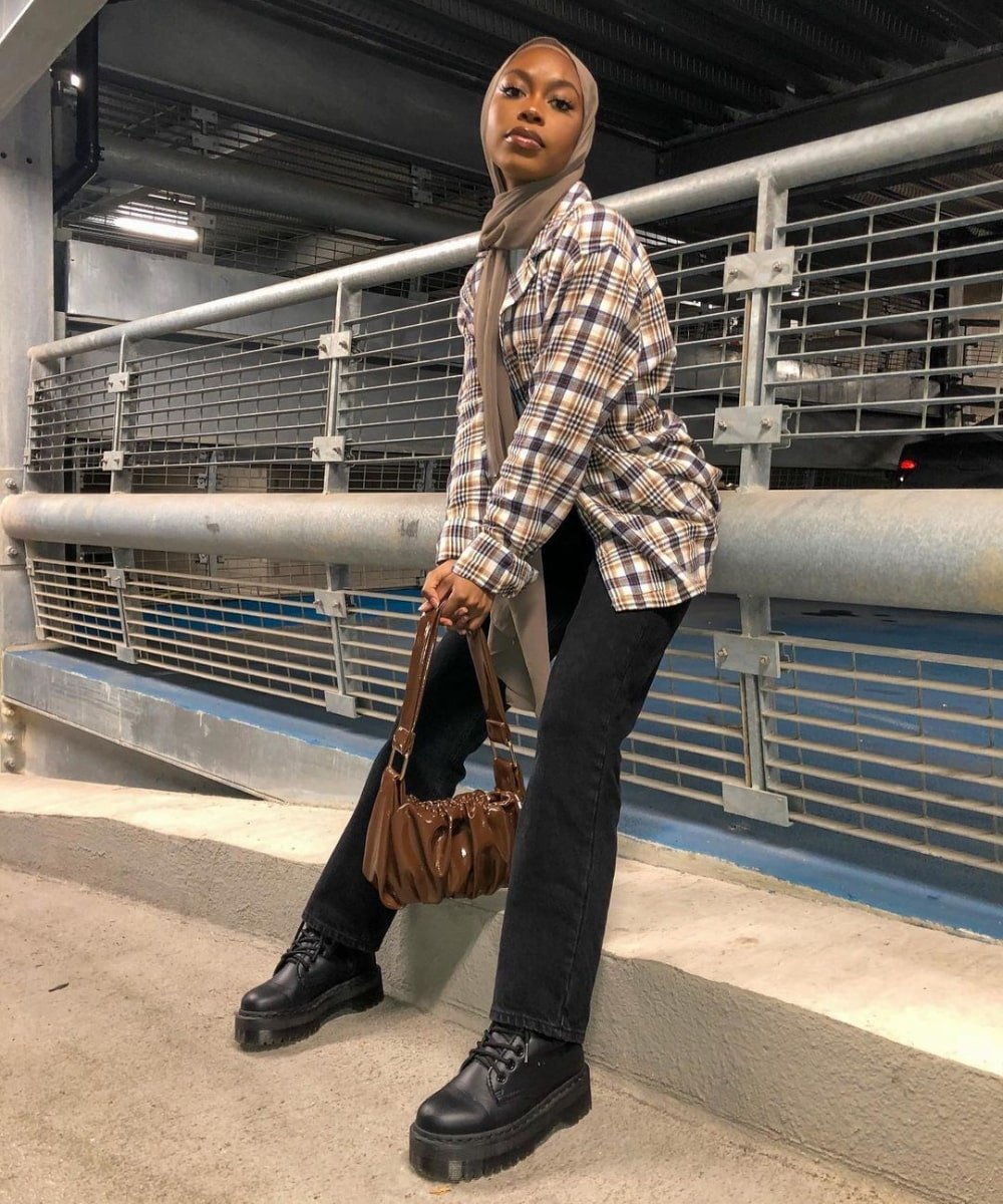 moda inverno camisa xadrez
