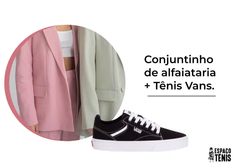 look tênis preto feminino