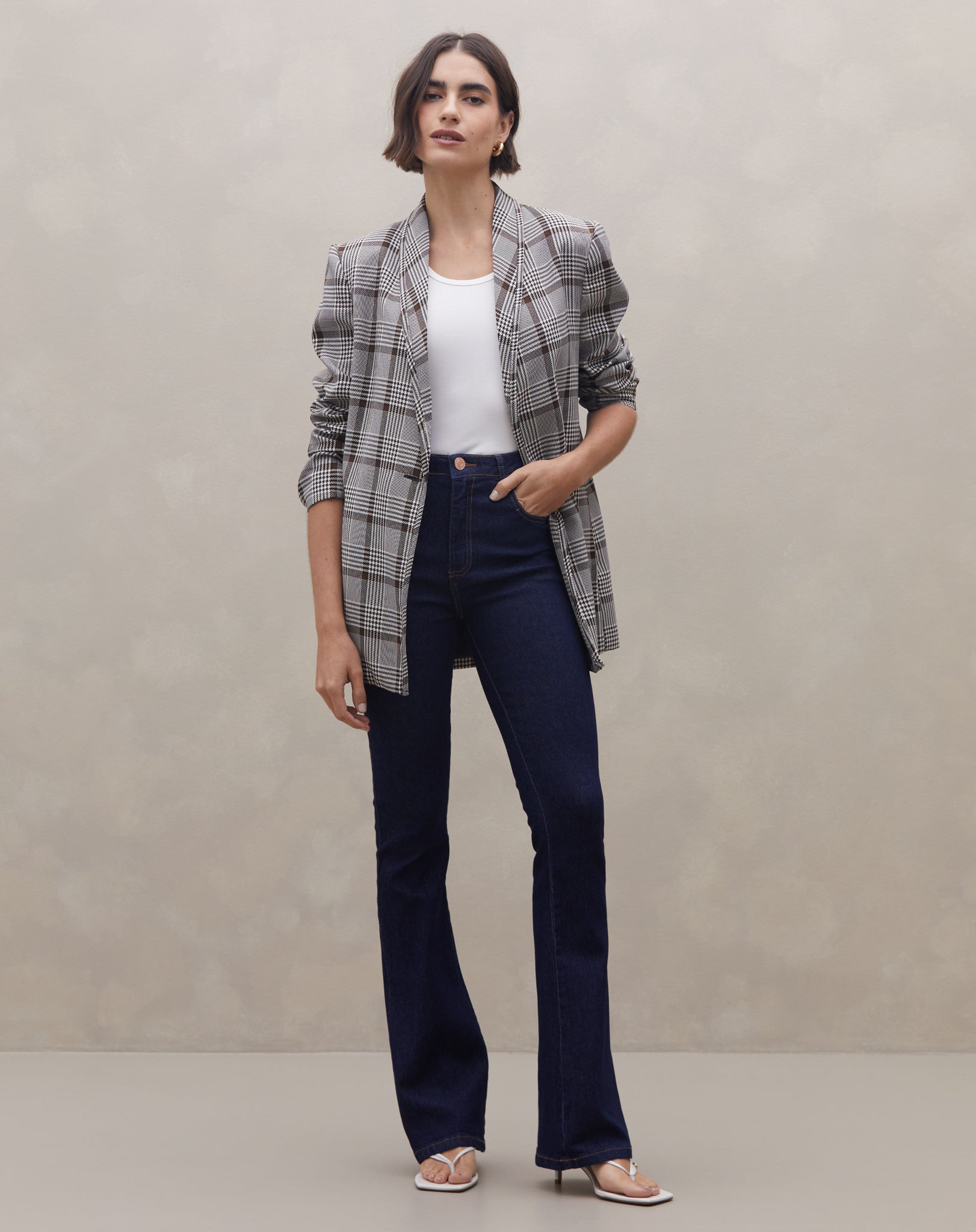 esporte fino feminino com jeans