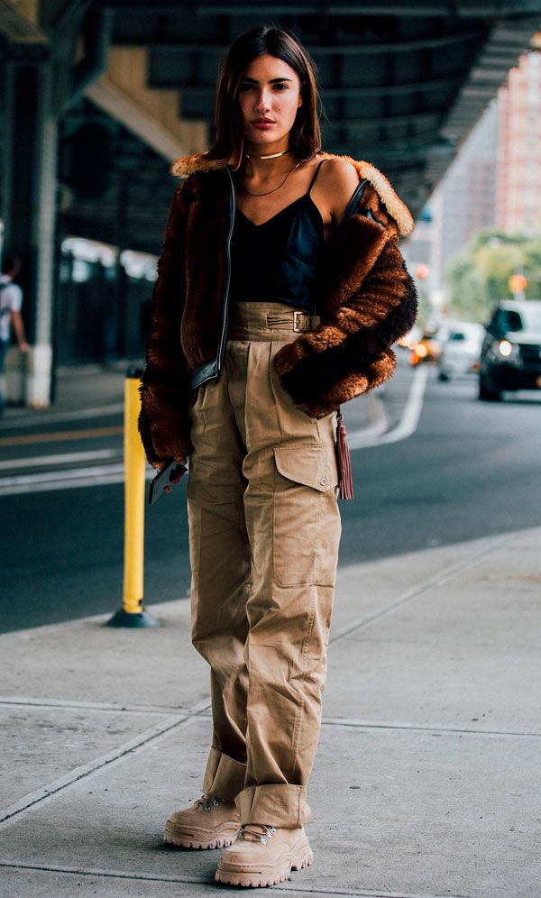 calça cargo feminina casual