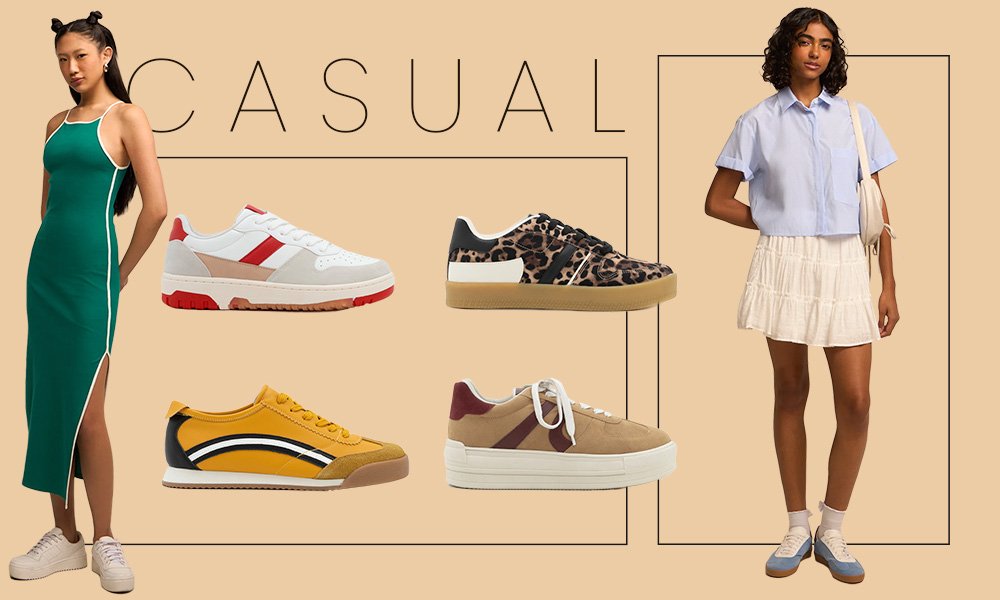 look trabalho com tenis