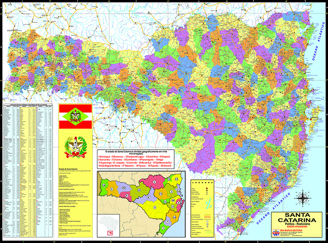 regiões de Santa Catarina