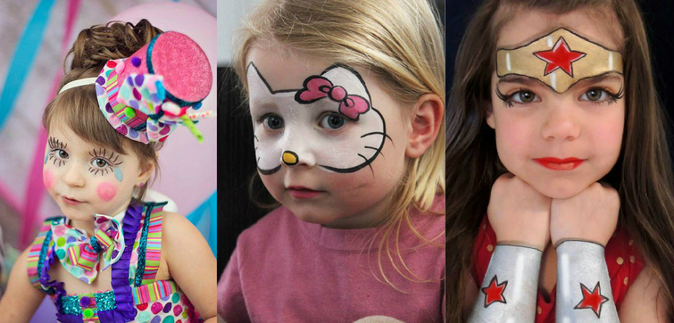 carnaval maquiagem infantil inspiração