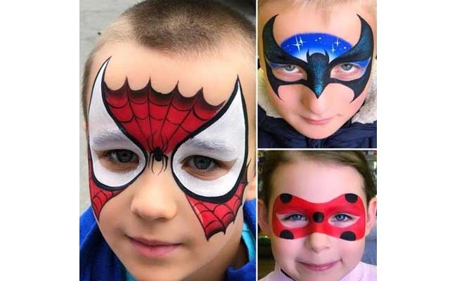 maquiagem carnaval infantil herói