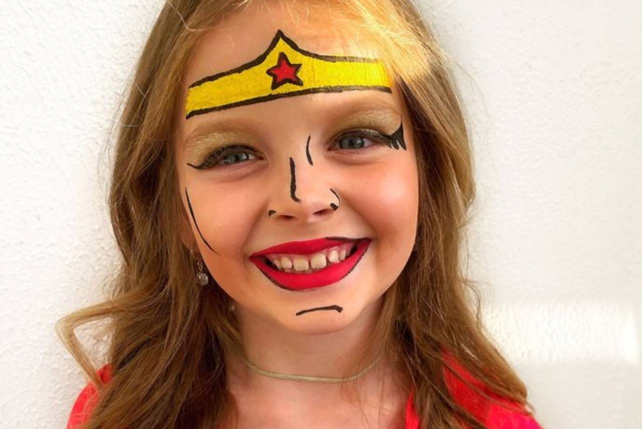 maquiagem carnaval infantil animal