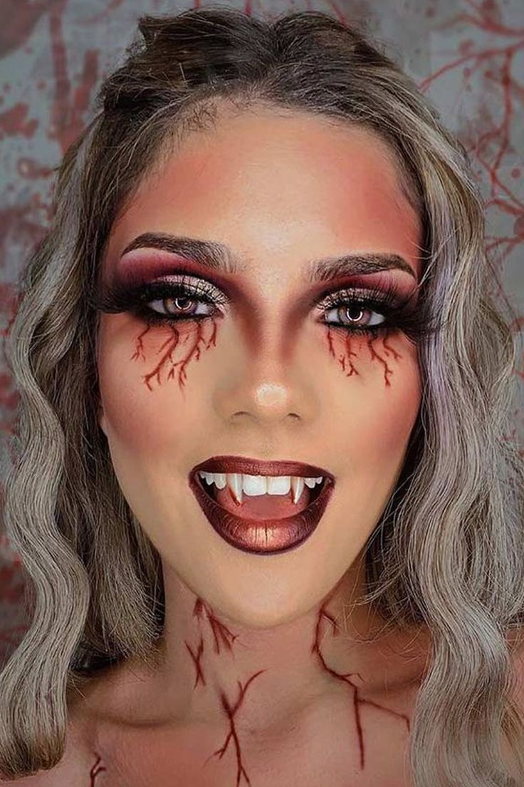 maquiagem vampiro the vampire diaries