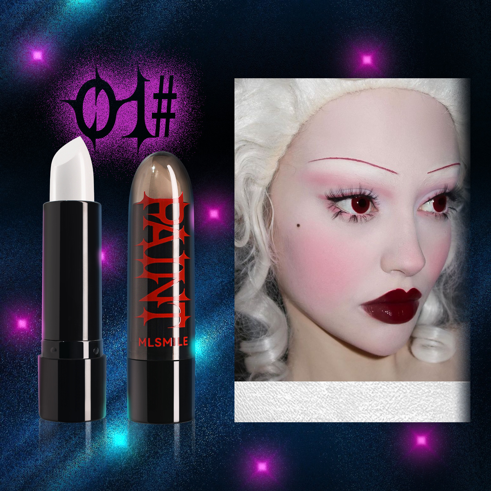 maquiagem vampiro simples
