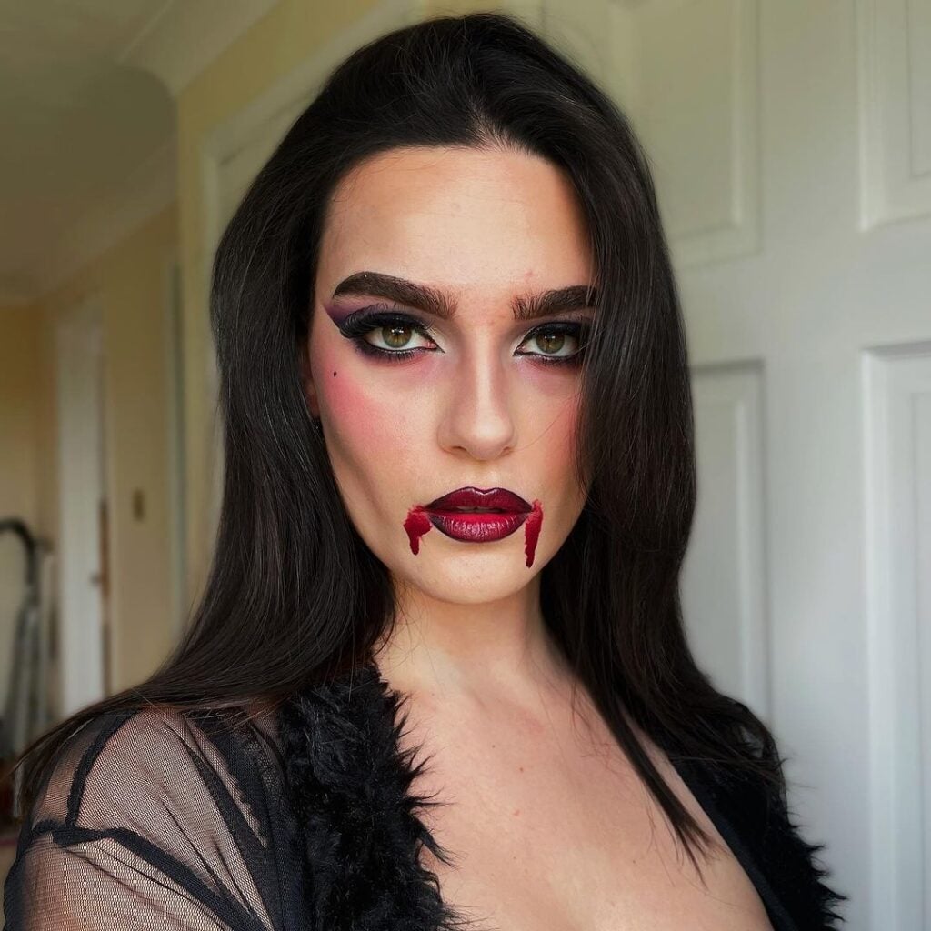 maquiagem drácula fácil