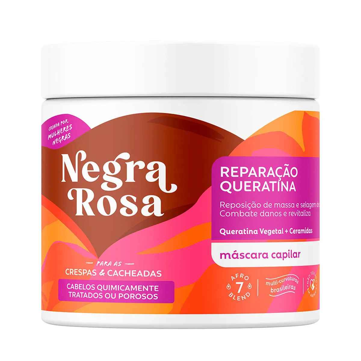 máscara de reconstrução capilar