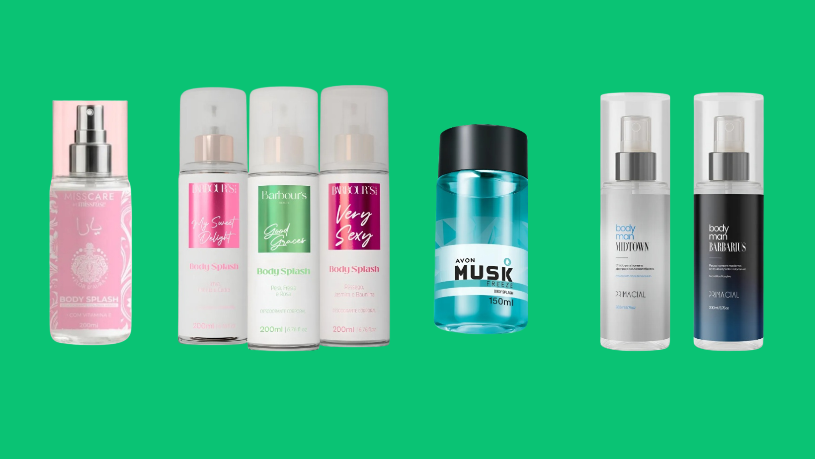 body splash com notas de capim-limão