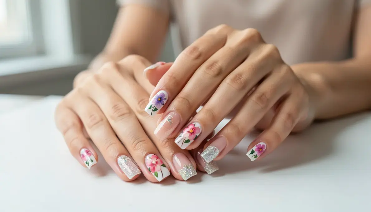 ângulos para fotos de unhas decoradas