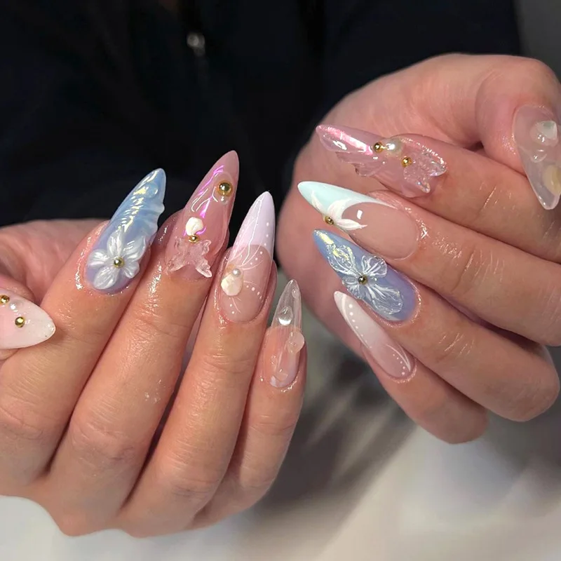 truques para fotos de unhas postiças