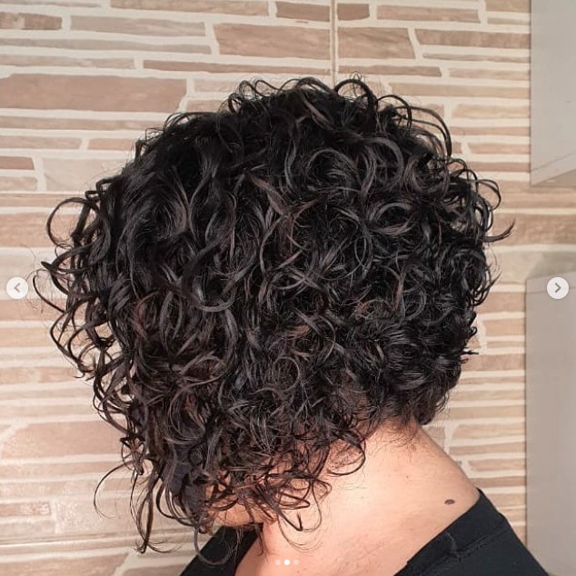 corte long bob cabelo cacheado