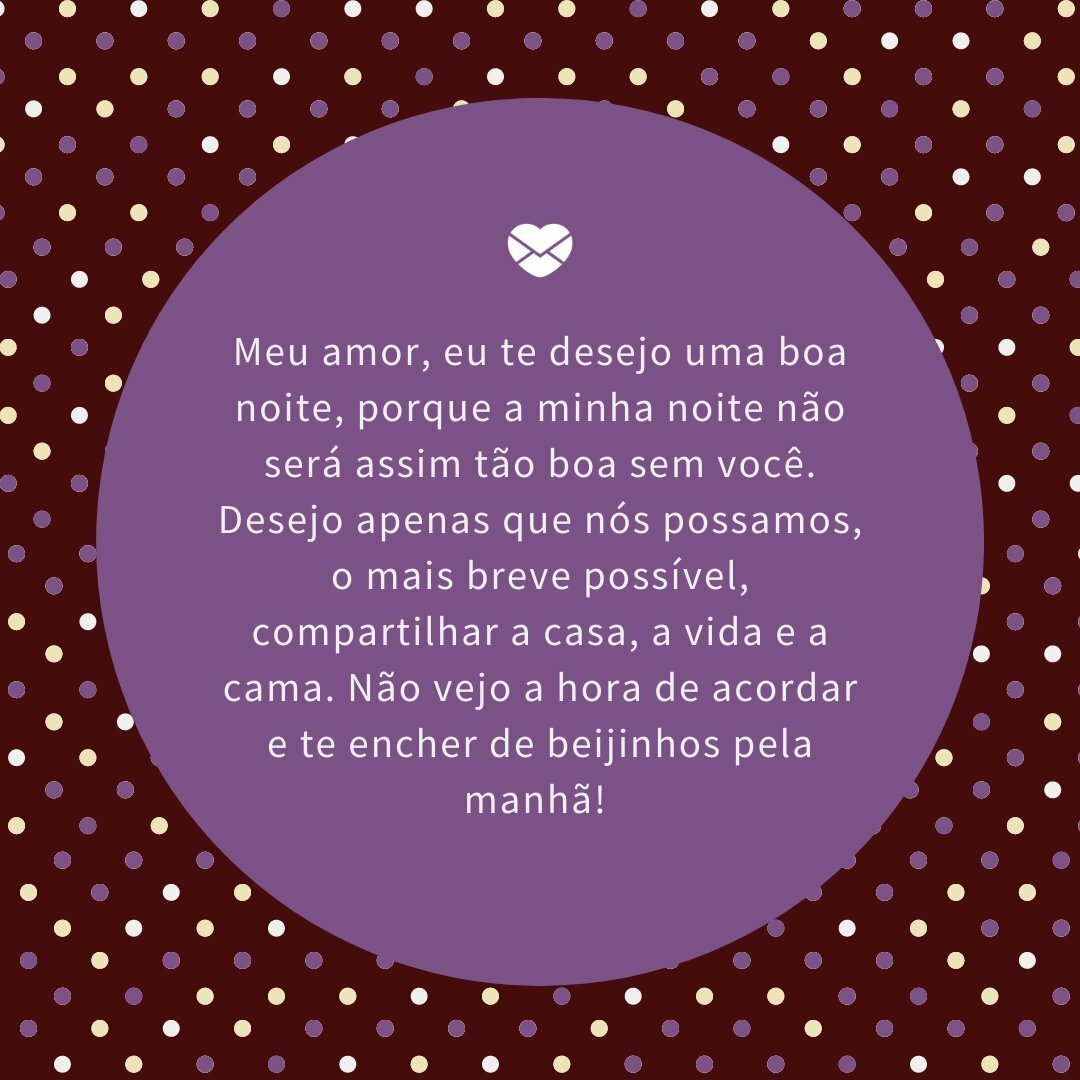 mensagem de boa noite para namorado