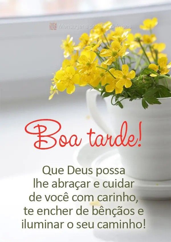 mensagem de boa tarde com versículo bíblico