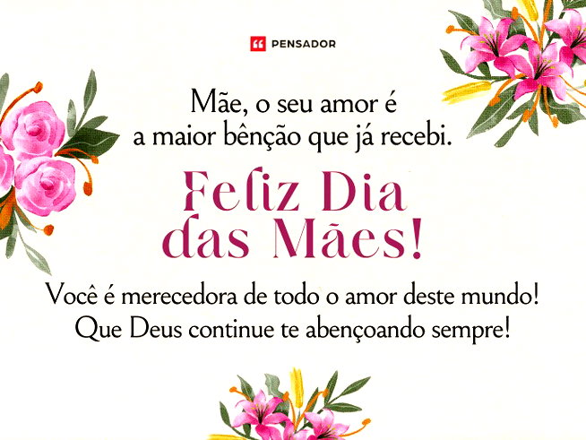 mensagens religiosas dia das mães