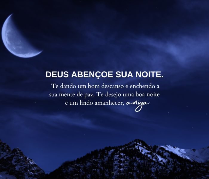 mensagens de boa noite com fé