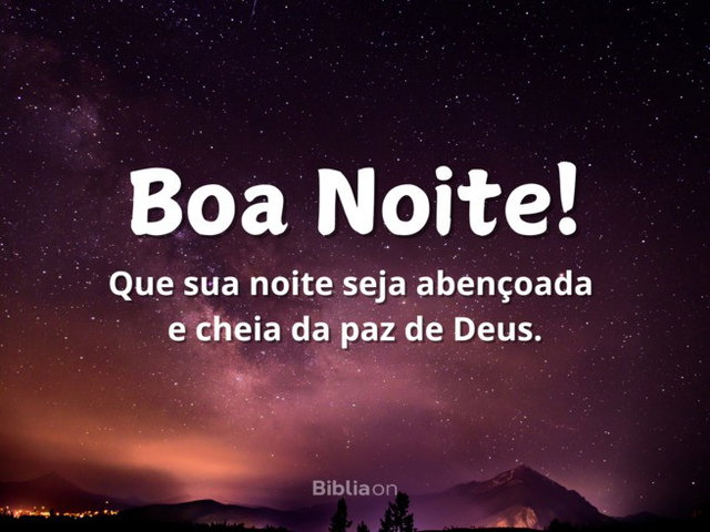 mensagens de esperança para a noite