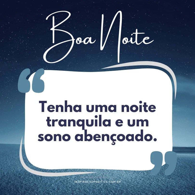 mensagens de boa noite curtas e bonitas