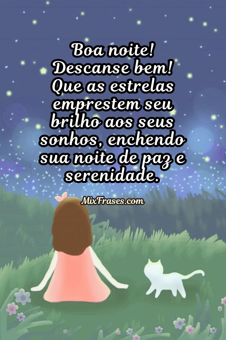 desejos de boa noite para o amor da minha vida