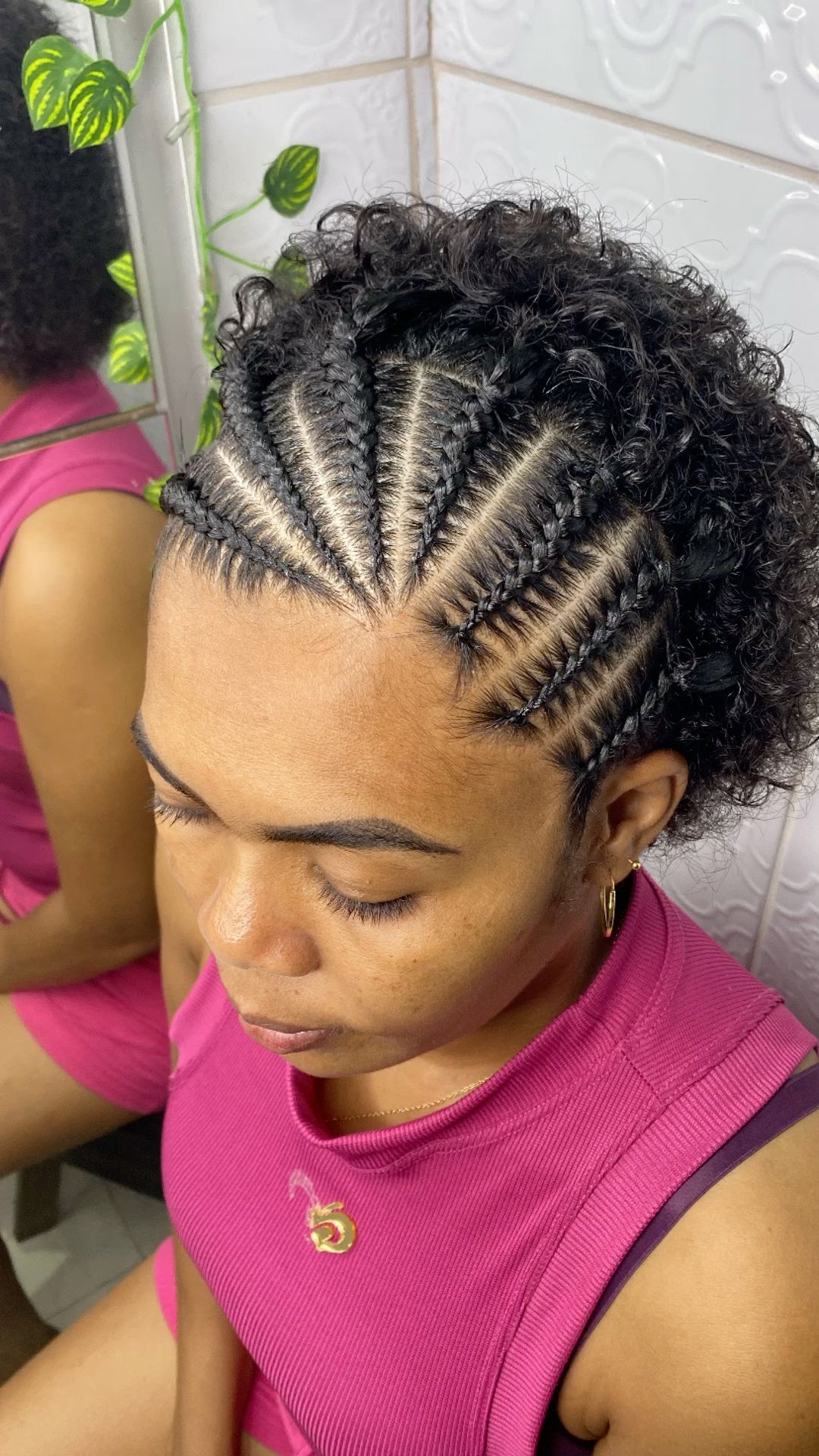 trança nagô para cabelo curto