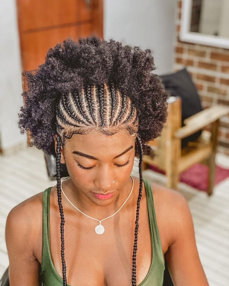 trança nagô para cabelo curto