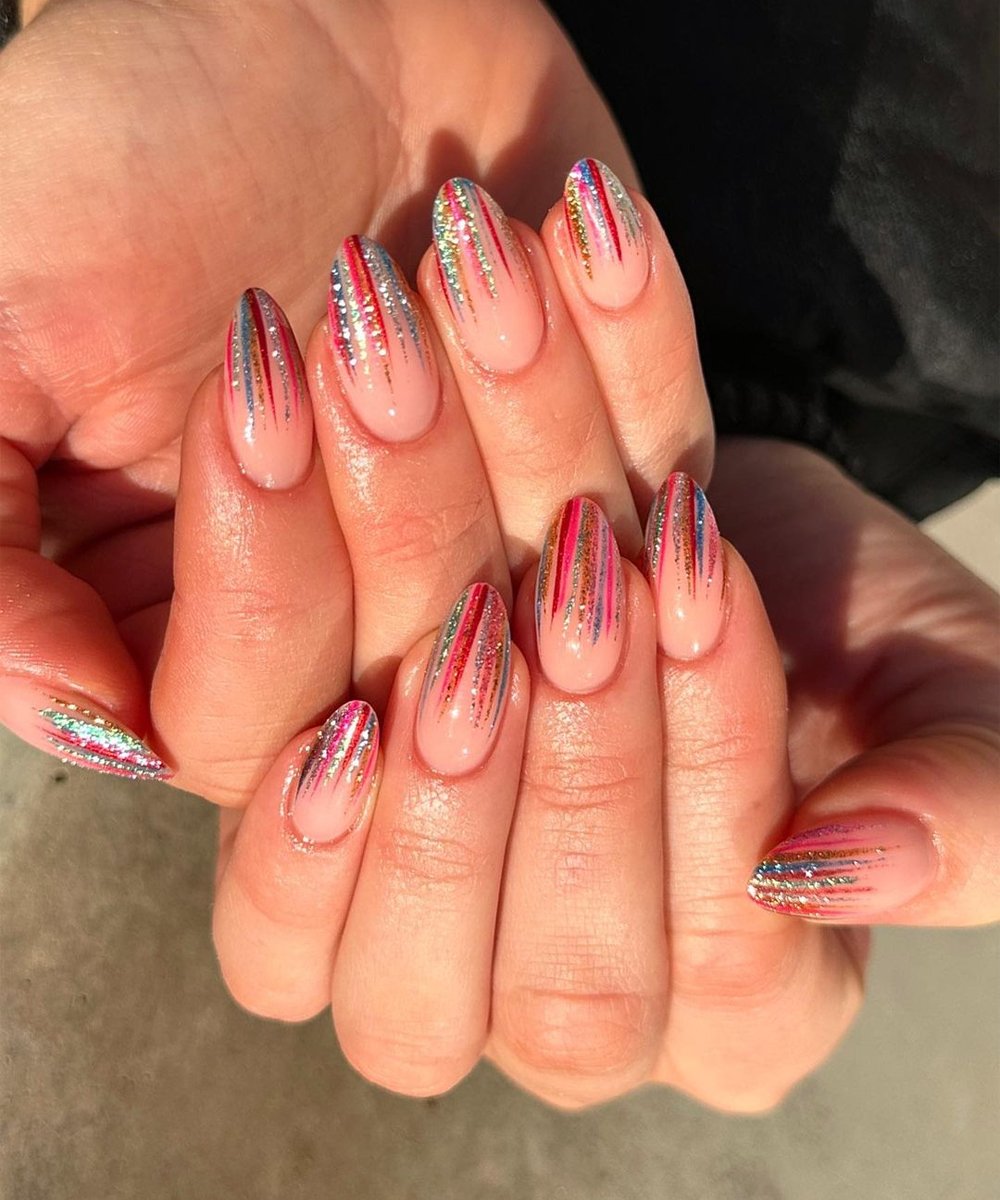 unhas fáceis carnaval