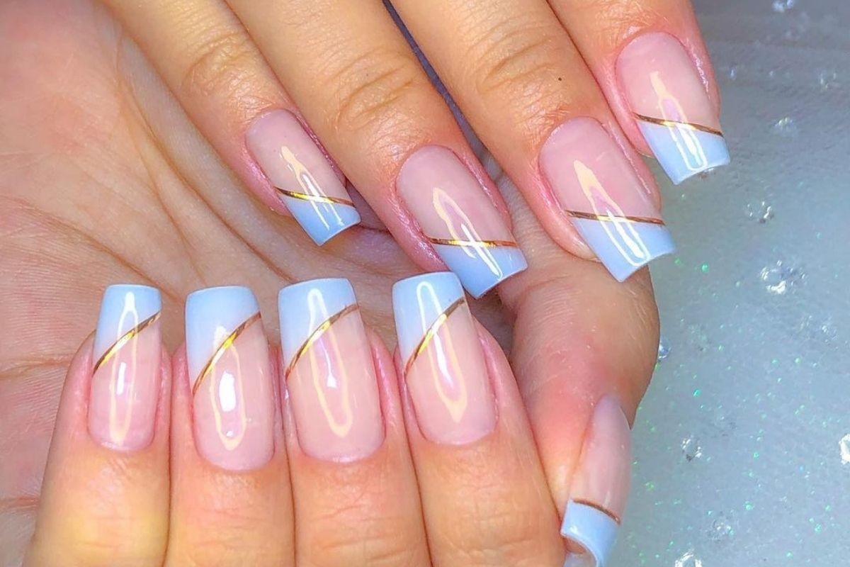 Unhas em gel cores