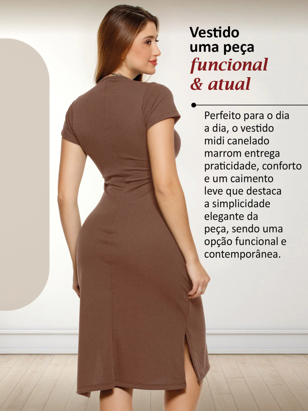 vestido midi sereia