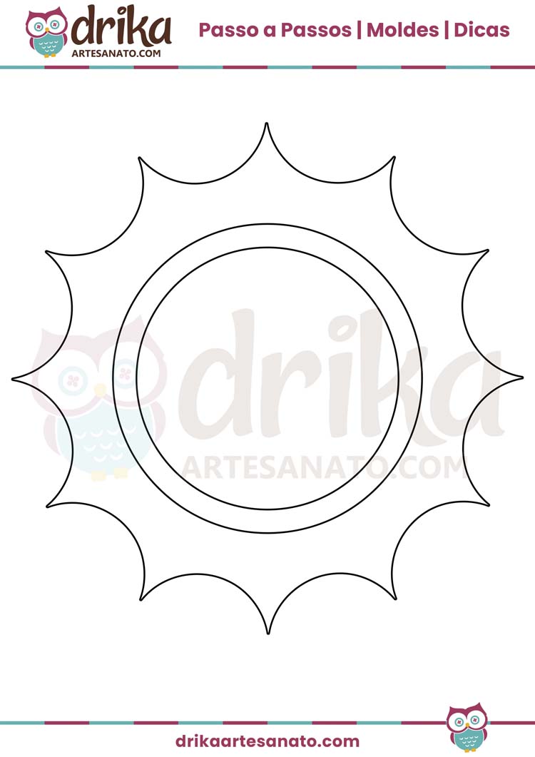 molde de sol para sabonete artesanal