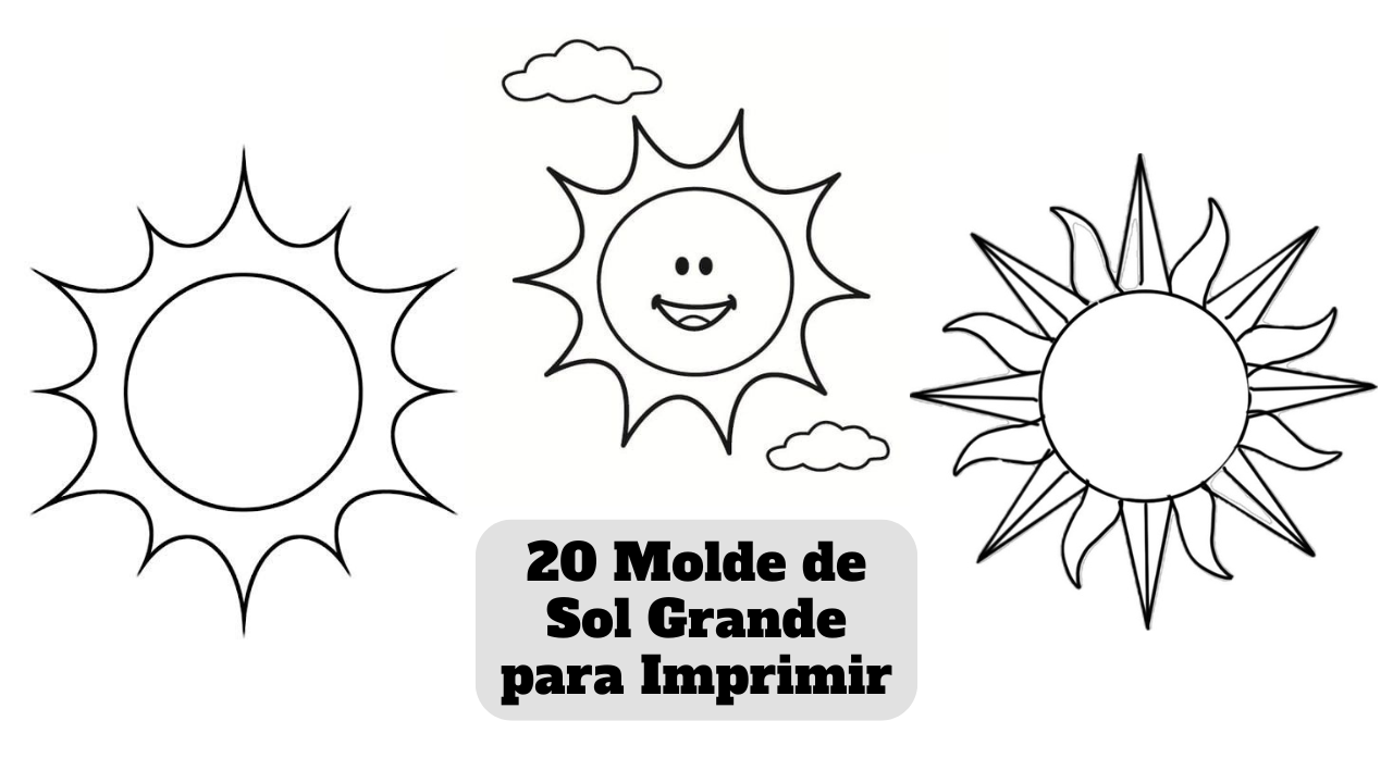 molde de sol pequeno