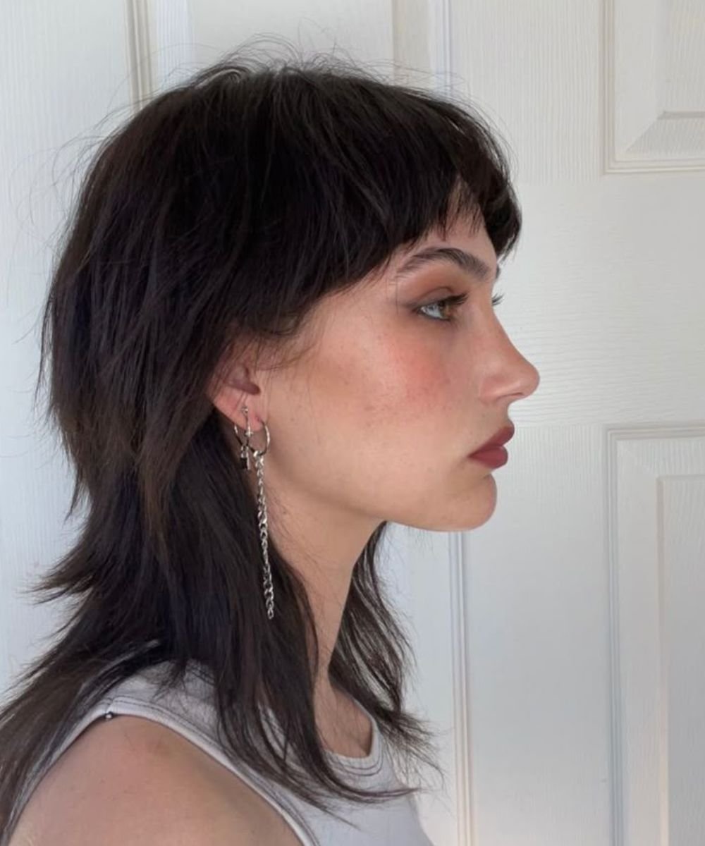corte mullet moderno feminino