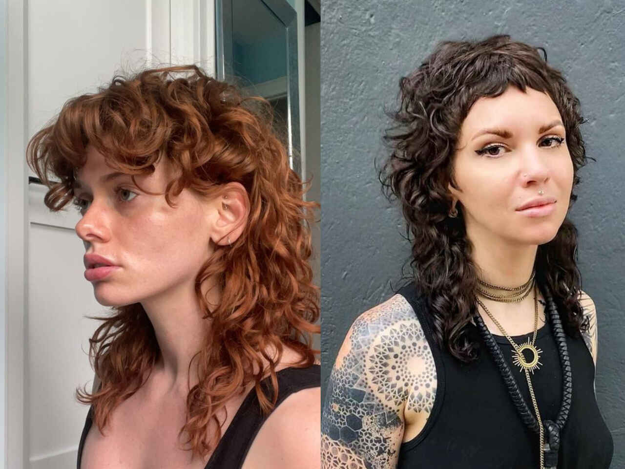 corte mullet moderno feminino