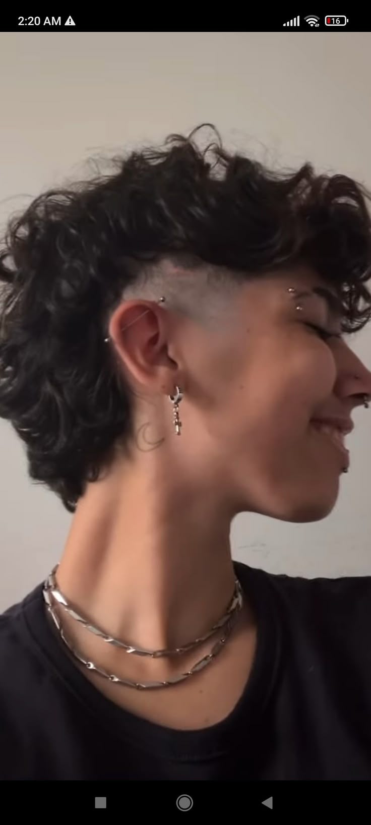 mullet feminino longo
