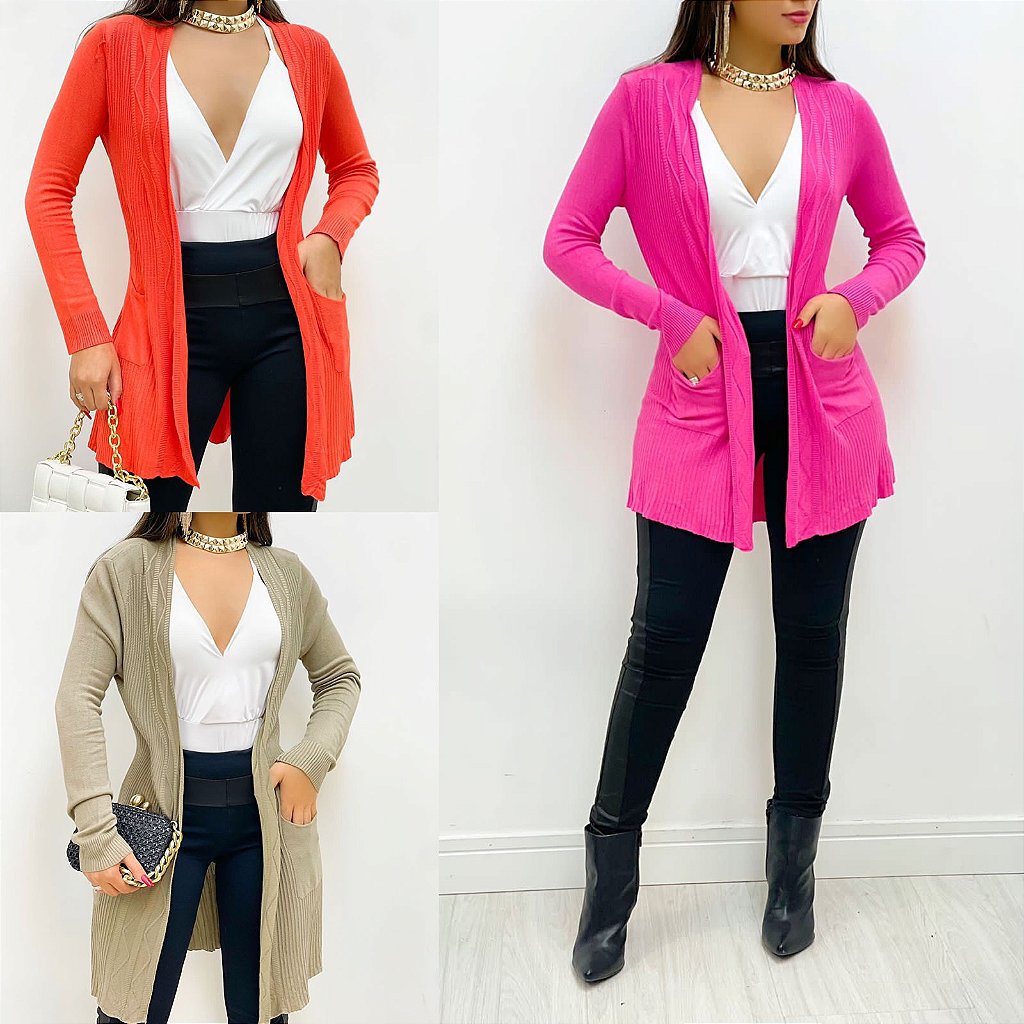 cardigan feminino