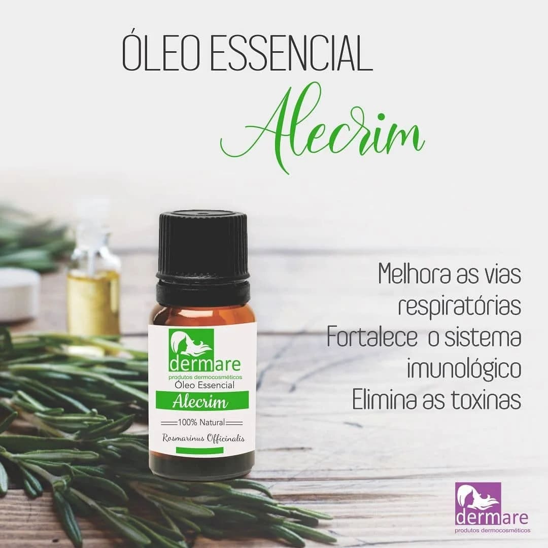como usar óleo essencial alecrim cabelo