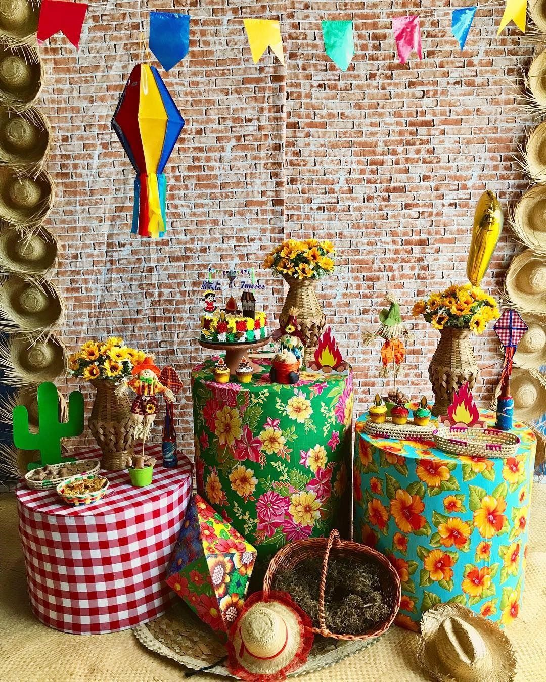 ideias baratas festa junina