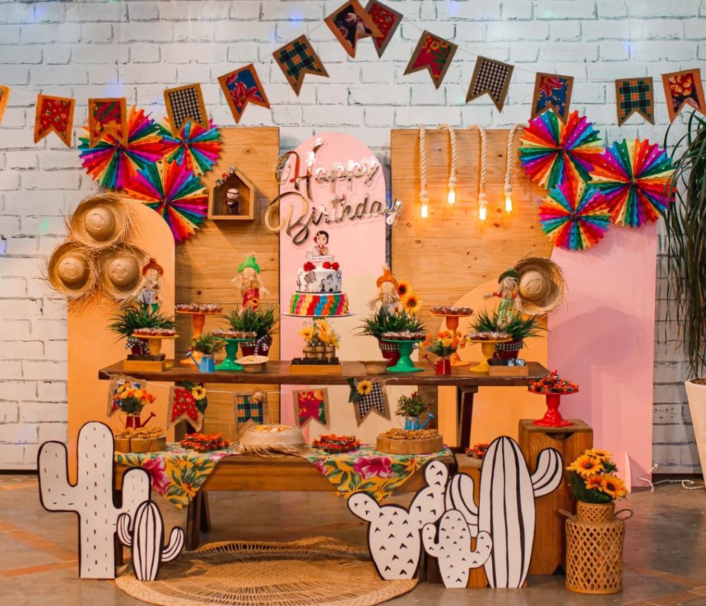 decoração junina para escola